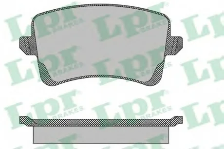 Комплект тормозных колодок из 4 шт. дисков LPR 05P1489