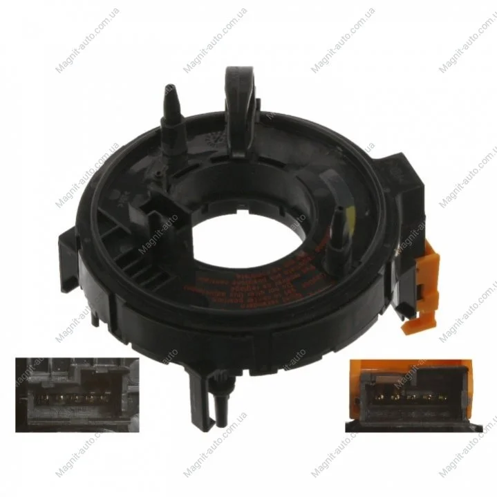Пружина подушки безпеки AUDI A3, A4 B5, A6 C5, A8 D2, CABRIOLET B3, TT SEAT ALHAMBRA, LEON, TOLEDO II SKODA FABIA I, FABIA I PRAKTIK, OCTAVIA I, SUPERB I VW BORA, BORA I, FOX 1.0-6.0 11.92-10.21 FEBI BILSTEIN 34702 (фото 1)