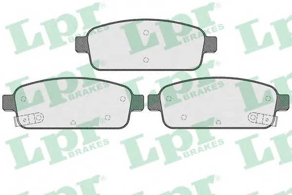 Колодки гальмівні дискові задні Chevrolet Cruze (09-)/ Opel Astra J, Zafira C LPR 05P1575 (фото 1)
