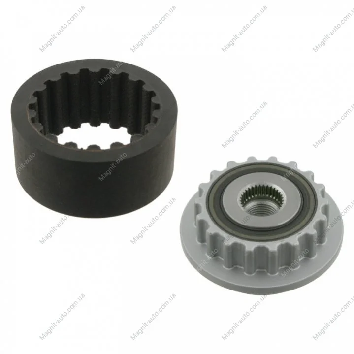 Шкив генератора VW CALIFORNIA T5 CAMPER, MULTIVAN T5, PHAETON, TOUAREG, TRANSPORTER T5 2.5D/5.0D 10.02-05.10 FEBI BILSTEIN 30816 (фото 1)