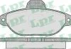 Комплект тормозных колодок, дисковый тормоз LPR 05P1191 (фото 1)