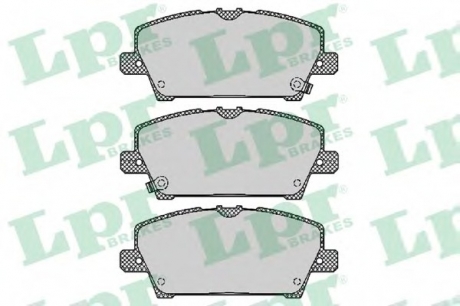 Комплект тормозных колодок, дисковый тормоз LPR 05P1317 (фото 1)