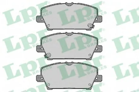 Комплект тормозных колодок, дисковый тормоз LPR 05P1317