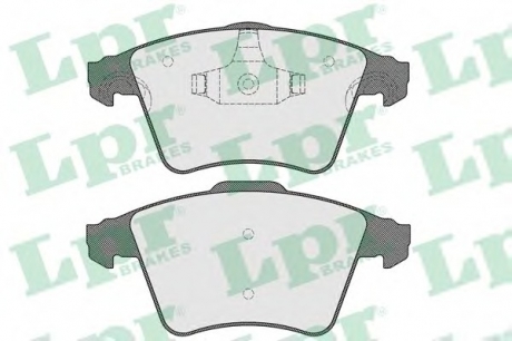Комплект тормозных колодок, дисковый тормоз LPR 05P1526 (фото 1)
