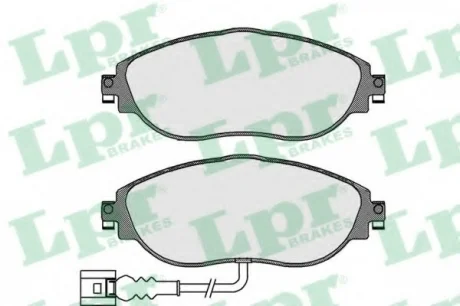 Колодки тормозные, передние LPR 05P1734