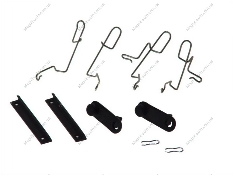 Монтажный набор тормозных колодок CITROEN AX, BX, ZX PEUGEOT 106 I, 106 II, 306, 405 II 1.0-2.0 09.82-07.04 QUICK BRAKE 1091188 (фото 1)