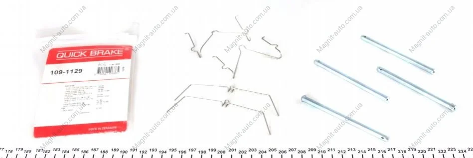 Комплектующие, колодки дискового тормоза QUICK BRAKE 1091129 (фото 1)