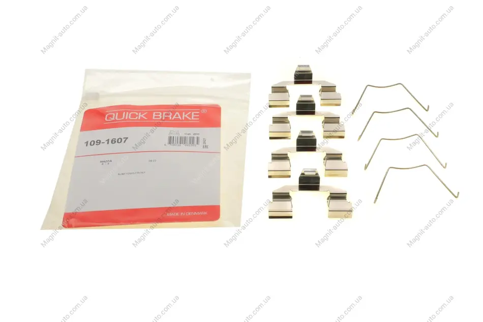 Комплектующие, колодки дискового тормоза QUICK BRAKE 1091607 (фото 1)