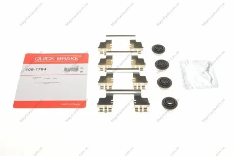 Монтажный набор тормозных колодок CHRYSLER 300C LANCIA THEMA 2.7-6.1 09.04- QUICK BRAKE 1091784