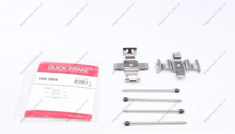 Комплектующие, колодки дискового тормоза QUICK BRAKE 1091804 (фото 1)