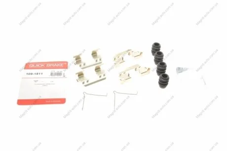 Монтажный комплект дисковых колодок QUICK BRAKE 1091811