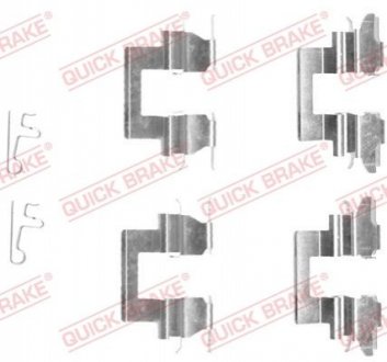 Монтажный комплект дисковых колодок QUICK BRAKE 1091608
