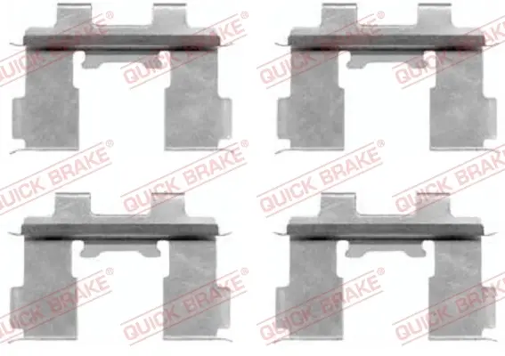 Монтажный комплект дисковых колодок QUICK BRAKE 1091630 (фото 1)