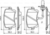 Гальмівні колодки, дискові BOSCH 0986494814 (фото 7)