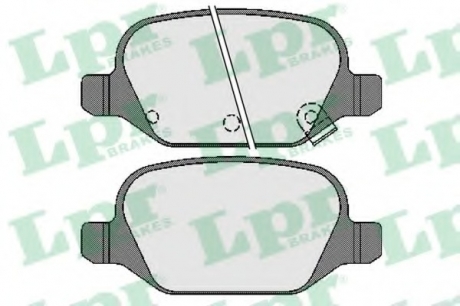 Комплект тормозных колодок, дисковый тормоз LPR 05P1724 (фото 1)
