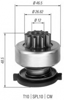 Ведущая шестерня, стартер MAGNETI MARELLI 940113020309