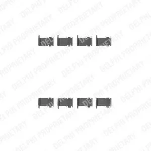 Комплект монтажний колодок Delphi LX0226