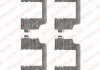 Комплектующие, колодки дискового тормоза DELPHI Delphi LX0455 (фото 1)
