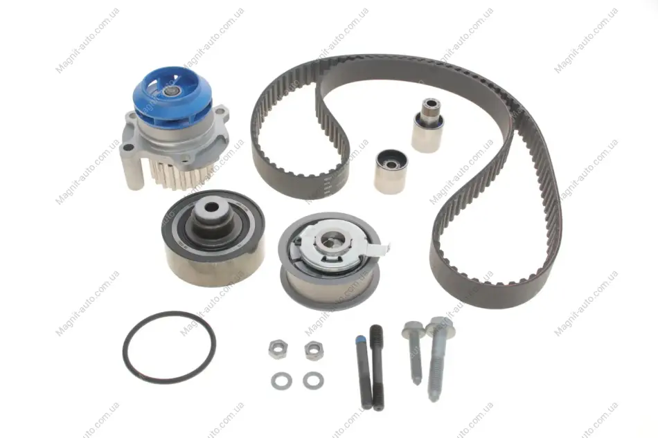 Ремкомплект ГРМ + помпа AUDI/SEAT/SKODA/VW A3/Toledo/Octavia/Bora/Caddy/Golf/Polo "1,9D "95-10 SKF VKMC01251 (фото 1)