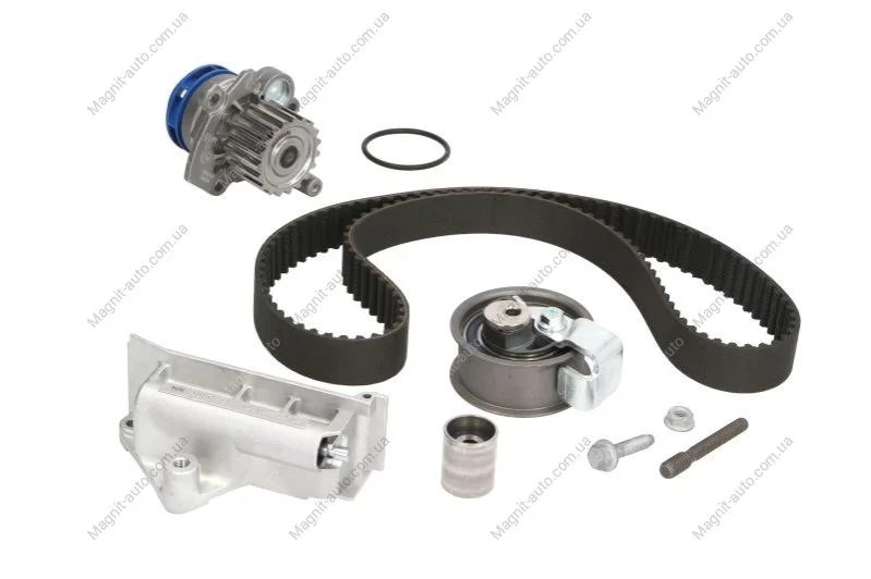 Комплект ГРМ (ремень+ролик+водяной насос) AUDI A3, A4 B5, A4 B6, A6 C5 FORD GALAXY I, GALAXY MK I SEAT ALHAMBRA, LEON, TOLEDO II SKODA FABIA I, FABIA I PRAKTIK 1.2D/1.4D/1.9D 03.95-12.10 SKF VKMC01942 (фото 1)