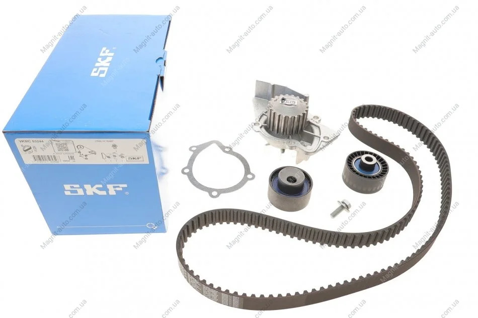 Ремкомплект ГРМ + помпа CITROEN/FIAT/PEUGEOT/TOYOTA Berlingo/Jumpy/Scudo/Partner "1,9D "98-15 SKF VKMC03244 (фото 1)