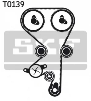Водяной насос + комплект зубчатого ремня SKF VKMC05142