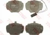 Комплект гальмівних колодок задній., LAND ROVER 90 I, DEFENDER, DISCOVERY I, RANGE ROVER I 2.0-4.3 08.81-02.16 TRW GDB976 (фото 2)