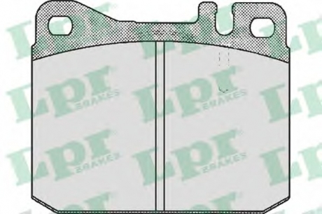 Комплект тормозных колодок, дисковый тормоз LPR 05P572 (фото 1)