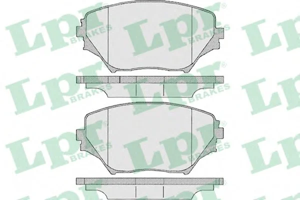 Комплект тормозных колодок, дисковый тормоз LPR 05P958 (фото 1)
