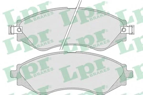 Комплект гальмівних колодок з 4 шт. дисків LPR 05P729 (фото 1)
