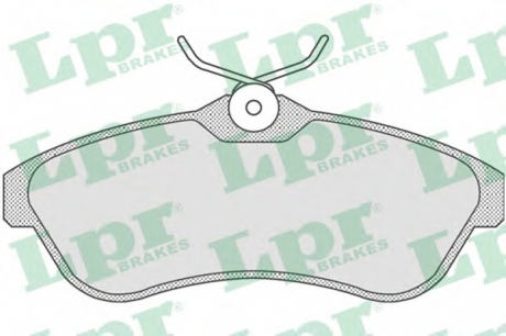 Комплект тормозных колодок, дисковый тормоз LPR 05P806