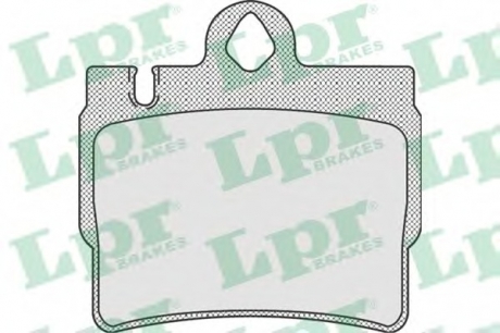 Комплект тормозных колодок, дисковый тормоз LPR 05P905