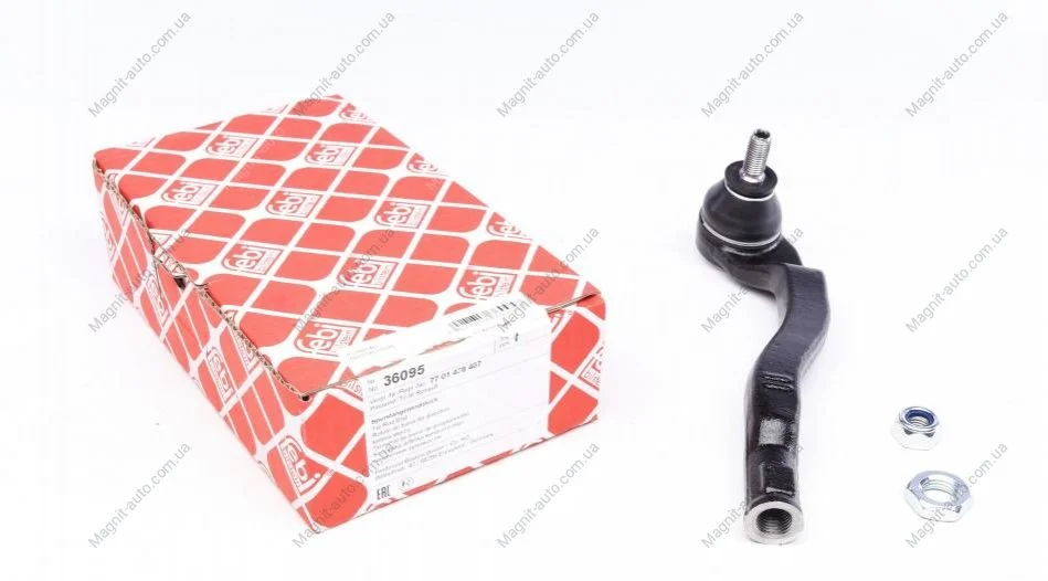 Наконечник поперечной рулевой тяги FEBI BILSTEIN 36095 (фото 1)