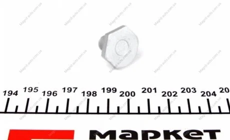 Гвинт зливного масляного піддону M10x1,25 DS DS 4 VOLVO C30, S40 II, S60 II, S80 II, V40, V50, V60 I, V70 III CITROEN BERLINGO, C-CROSSER, C-CROSSER ENTERPRISE, C1, C15, C2 1.2-2.2D 06.94- FEBI BILSTEIN 36431