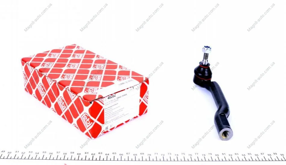 Рульовий наконечник лів NISSAN JUKE, LEAF, NV200 / EVALIA, TIIDA 1.2-Electric 06.10- FEBI BILSTEIN 48202 (фото 1)