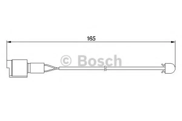 Сигнализатор, износ тормозных колодок BOSCH 1987474903 (фото 1)