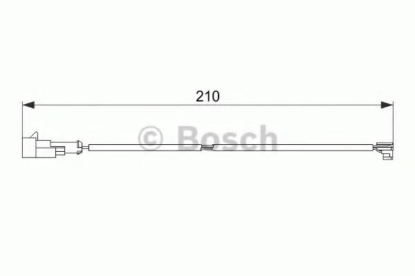 Датчик зношування гальм.колодок BOSCH 1987474520 (фото 1)