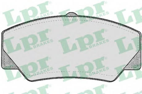 Комплект тормозных колодок, дисковый тормоз LPR 05P277 (фото 1)