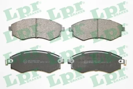 Комплект тормозных колодок, дисковый тормоз LPR 05P348