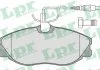Комплект тормозных колодок, дисковый тормоз LPR 05P620 (фото 1)