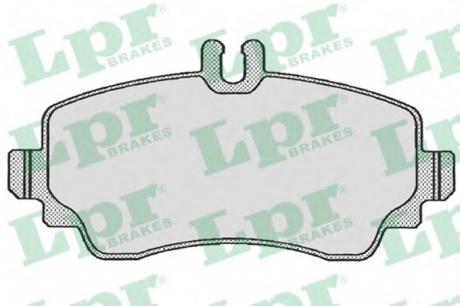 Комплект тормозных колодок, дисковый тормоз LPR 05P671 (фото 1)