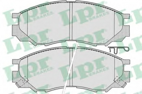 Комплект тормозных колодок, дисковый тормоз LPR 05P686 (фото 1)