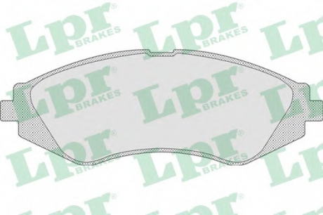 Комплект тормозных колодок, дисковый тормоз LPR 05P710 (фото 1)
