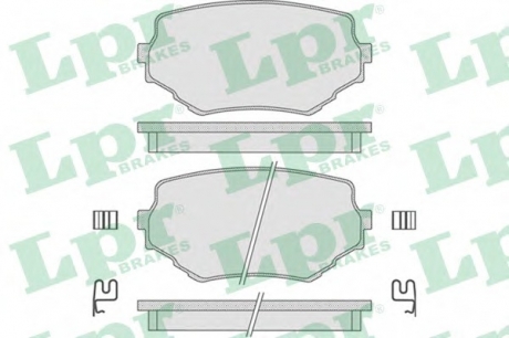 Комплект тормозных колодок, дисковый тормоз LPR 05P798 (фото 1)