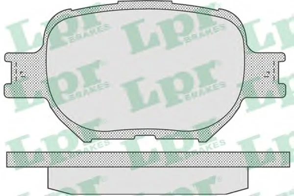 Комплект гальмівних колодок, дискове гальмо LPR 05P837 (фото 1)