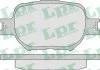 Комплект гальмівних колодок, дискове гальмо LPR 05P837 (фото 1)