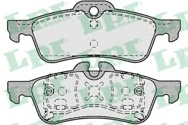 Комплект тормозных колодок, дисковый тормоз LPR 05P861 (фото 1)