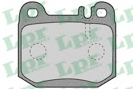 Комплект тормозных колодок, дисковый тормоз LPR 05P901