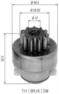 Ведущая шестерня, стартер MAGNETI MARELLI 940113020283