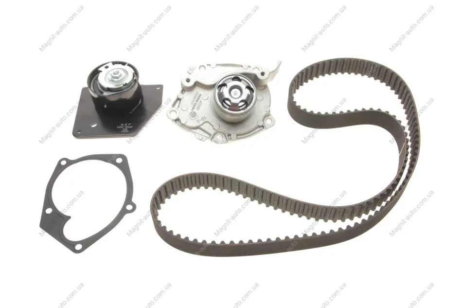 Комплект ГРМ (ремінь + ролик + водяний насос) RENAULT GRAND SCENIC III, LAGUNA II, MEGANE, MEGANE II, MEGANE III, SCENIC II, SCENIC III SUZUKI GRAND VITARA II 1.9D 11.02-09.16 SKF VKMC06008 (фото 1)